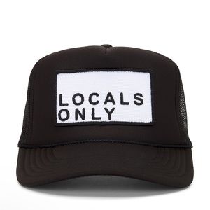 Locals Only Hat in Black by 
Friday Feelin